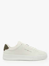 Sneakers Uit Leder Tommy hilfiger Wit men 53670K4